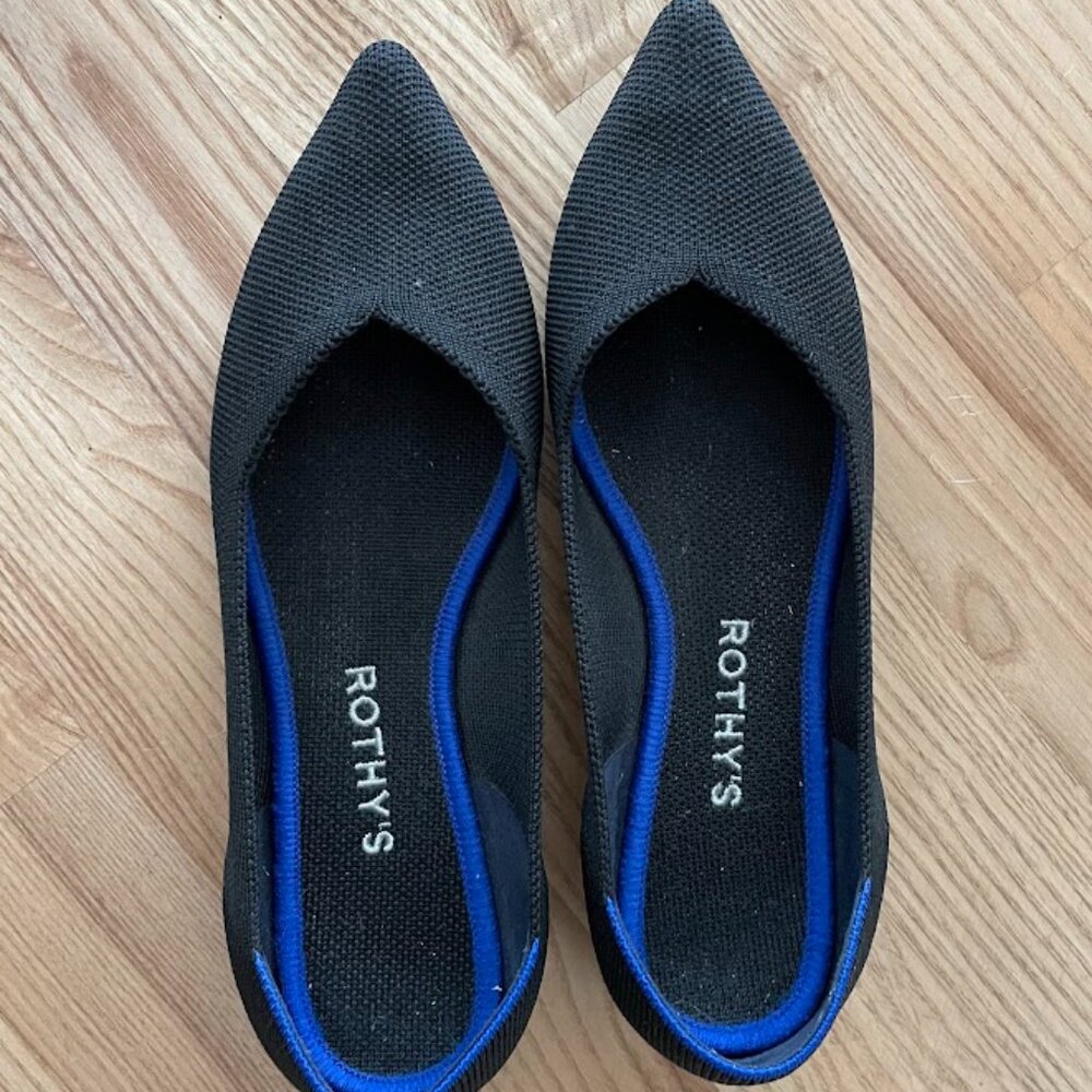 Rothy's The Point in Black Size 7